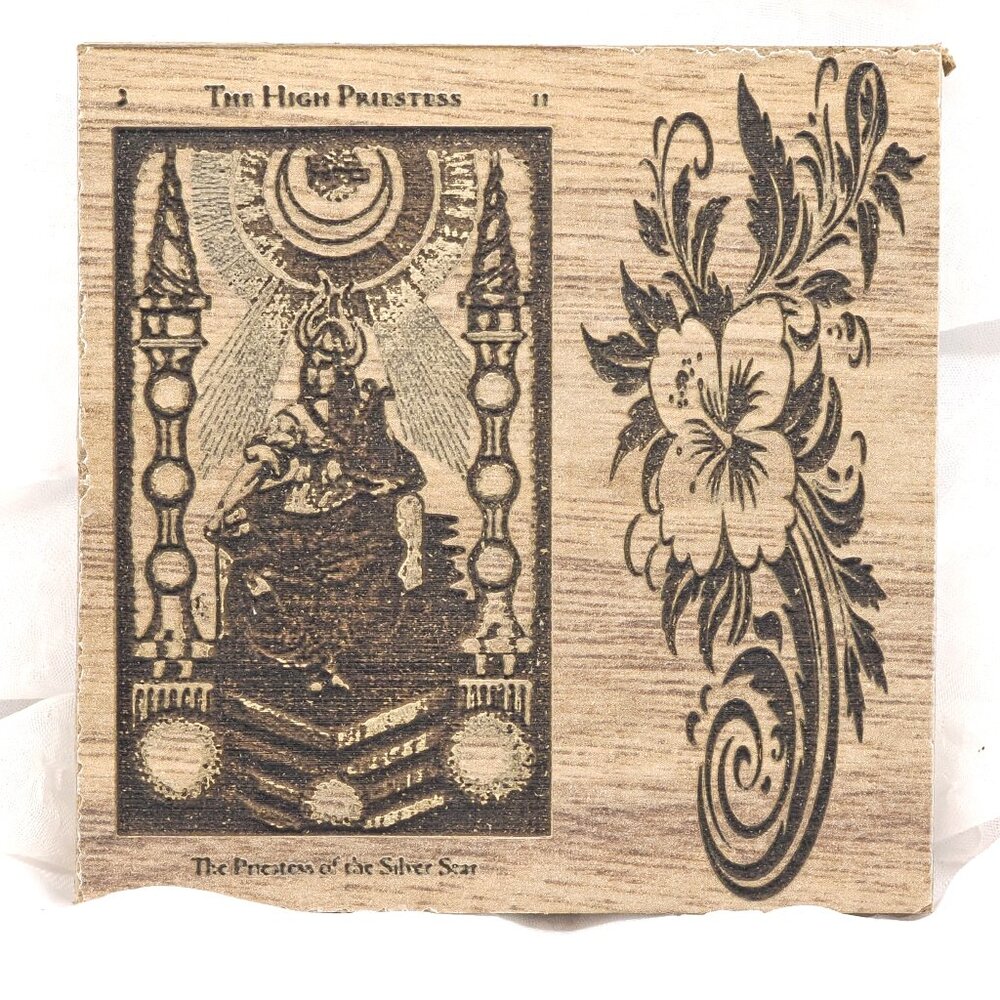 Coaster - Tarot Hermetic The High Priestess